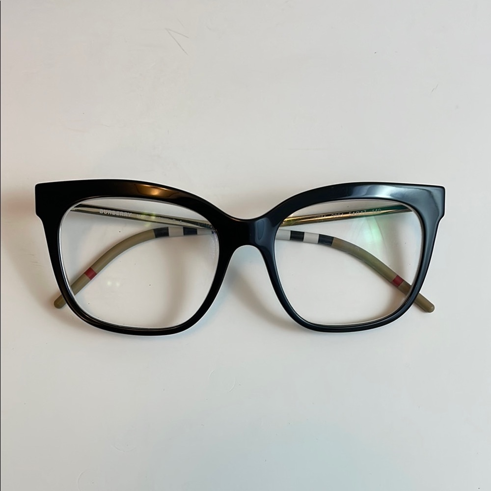 Burberry Black‎ Oversized Cat-Eye Prescription Glasses
